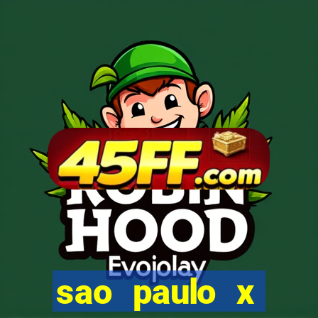 sao paulo x botafogo palpite